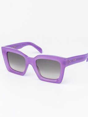 Celine 3 DOTS Women Sunglasses Lilac Gradient Square CL40130I 78F NEW AUTHENTIC